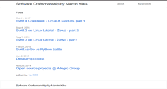 Desktop Screenshot of marcinkliks.pl
